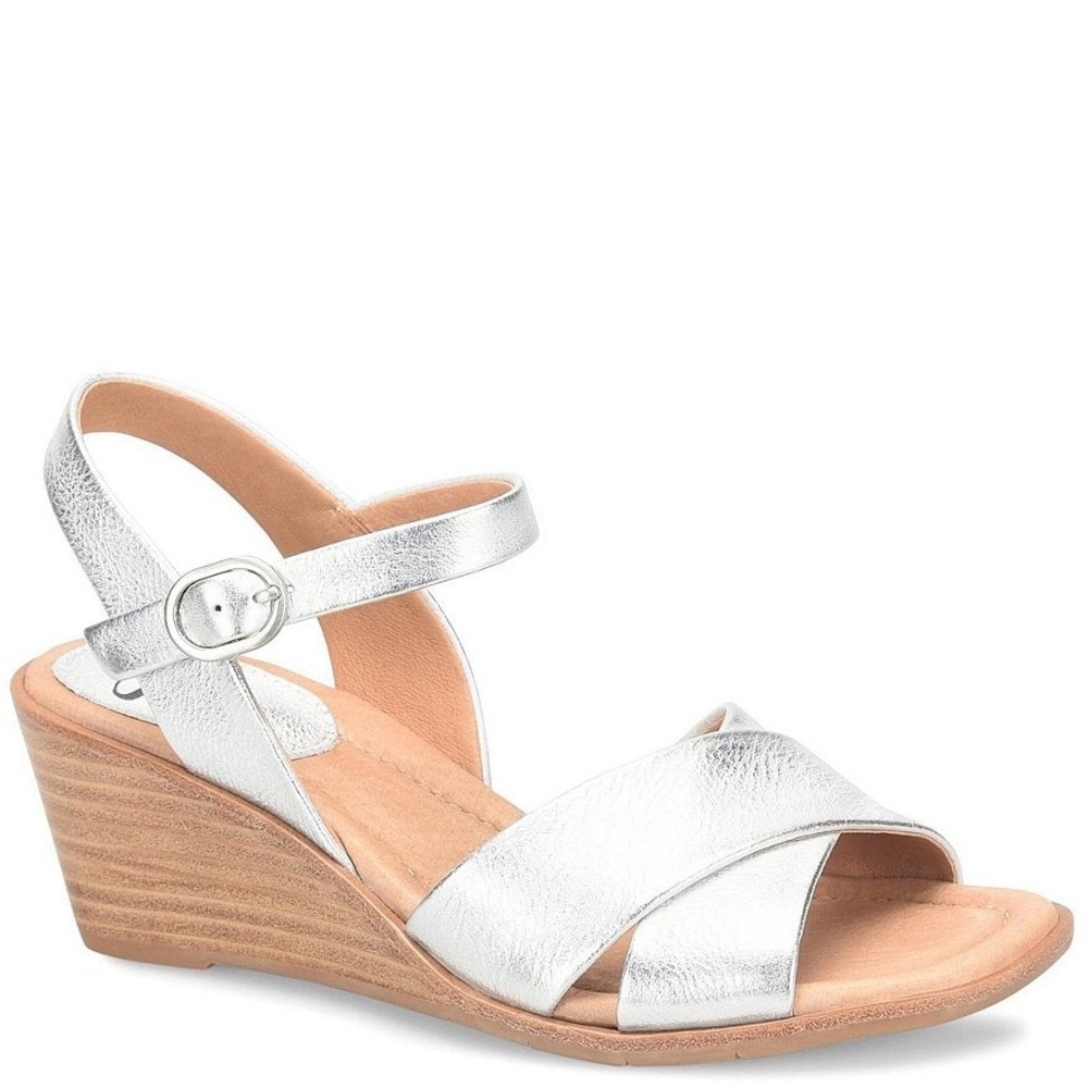 Sofft Gabella Metallic Leather Wedge 10 Women’s